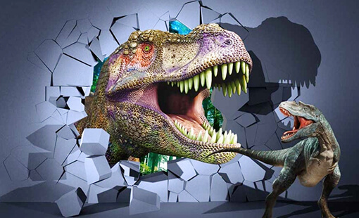 走進科幻電影里的3D打印恐龍